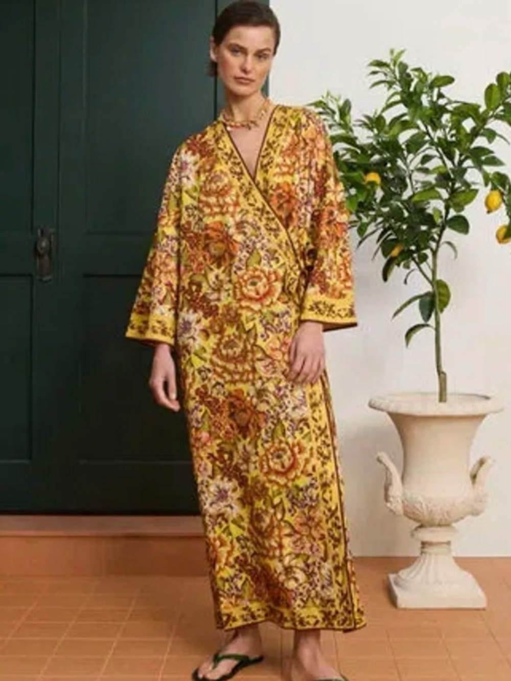 Alemais Heatwave Wrap Midi Dress, NWOT, RETAIL $490